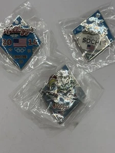 2014 SOCHI Olympics Pins Kellogg's Olympic Sponsor Pin on Pin Lot of 3 - Picture 1 of 5