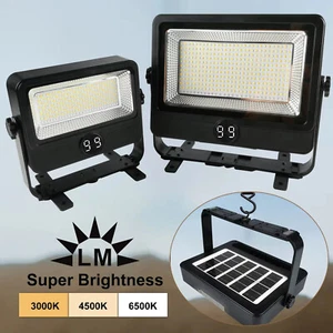 Protable Solar Rechargeable Work Light For Camping Home Emergency Car Repair - Picture 1 of 9