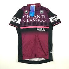 NEW Santini Cycle Jersey Women's Medium Shirt Full Zip Purple CHIANTI CLASSICO