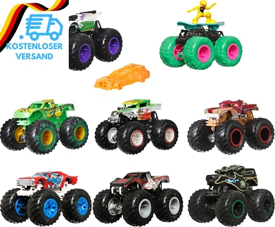 BESUCHE DEN HOT WHEELS-STORE Hot Wheels Monster Trucks, Abgefahrene Die-Cast-Fahrzeugen Im Maßstab 1:64, Mit