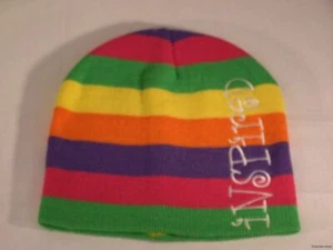 Girl Scouts Little Brownie Bakers Sewn Inspired Beanie Ski Cap Hat Rainbow - Picture 1 of 2