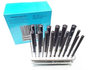 Transfer Punch 25pcs set 1mm-13mm METRIC - Picture 1 of 3