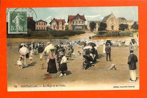 ROYAN PONTAILLAC ( 17 ) CPA / PLAGE & VILLAS - Foto 1 di 2