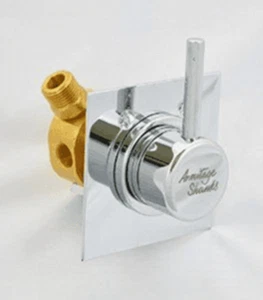 Shower Valve Chromed Modern Bathroom Brass Cover Plate Divertor Valve  L6919AA - Picture 1 of 24