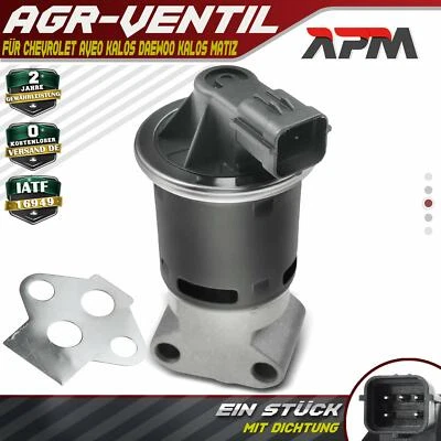 Válvula EGR radiador recirculación de gases de escape para Chevrolet Aveo Kalos Daewoo Kalos Matiz - Imagen 1 de 4