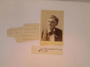 JOE JEFFERSON RIP VAN WINKLE SIGNED AUTO AUTOGRAPH PHOTO & LETTER FREE SHIP FN - Picture 1 of 8
