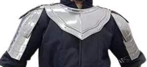 Medieval Iron Gorget Spaulders Arm Shoulder Set, Viking Crusader Pauldrons Armor - Picture 1 of 7