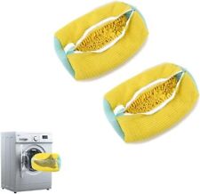2 pcs Shoe Washing Bag For Washing Machine Premium Zipper Cleaning Laundry Bag