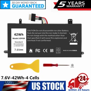 J0PGR Battery for Dell Latitude 12 5285 5290 E5285 2-in-1 T17G JOPGR RDYCT 1WND8 - Picture 1 of 14