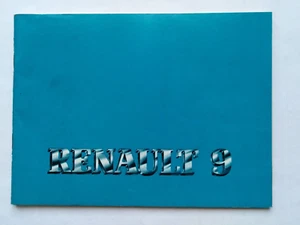 RENAULT 9 LIBRETTO USO MANUTENZIONE EDIZIONE 11/1987 (739) - Foto 1 di 6