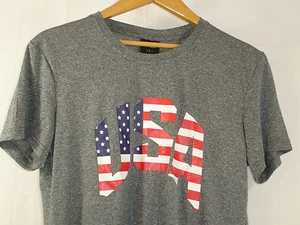 T-shirt Dream Sport grigia USA manica corta nuova con etichetta taglia L nuova - Foto 1 di 5