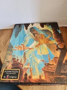 1983 Colorforms 1000+ Piece Jigsaw Puzzle Alladin Aladdin Genie Greg Hildebrandt - Picture 1 of 7