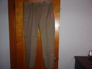 NEU HERREN GEORGE GERADE PASSFORM FLACHE VORDERSEITE KHAKI MOKKA FARBE (HOSE) HOSE... - Bild 1 von 4