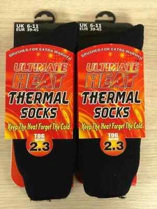 Men women Extra Thick Fleece Brushed Thermal Socks 2.3 Tog Soft Warm Winter - Picture 1 of 1