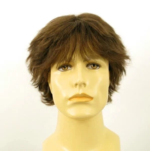 Short Wig For Men Natural Hair dark Blond Ref DANY 8 - Imagen 1 de 8