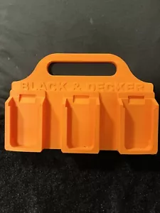 Black & Decker 18v battery Caddy Holder Carrier - Picture 1 of 6