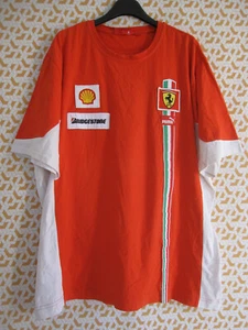 Tee Shirt Puma Ferrari rouge Bridgestone Vintage Jersey coton Homme - XXL - Picture 1 of 6