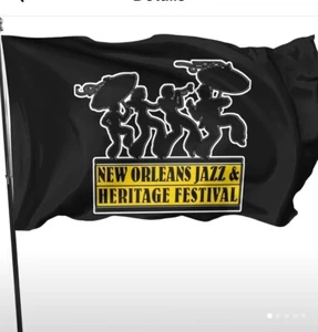 New Orleans Jazz Fest Flag 3' x 5' Festival - Picture 1 of 2