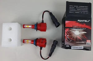 Faros LED Fanteli F2-9006 HB4/9012/9006XS Se Adapta a 12V, 24V 2 Bombillas por Caja - Imagen 1 de 9