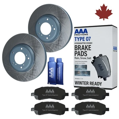 Front Winter Ready Ceramic Brake Pads for 2016-2023 Fiat 500X DBED Premium — 第 1/4 张图片