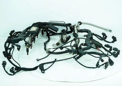 06-11 Mercedes CLS550 W219 OEM Engine Wire Harness Wiring w/ Fuel Rail Bar 5075 - Image 1 of 4