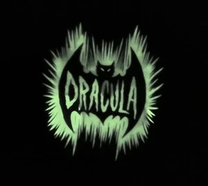 Maglietta Ben Cooper Glow in the Dark Dracula Bat Halloween Uomo Large Rara *LEGGI - Foto 1 di 10