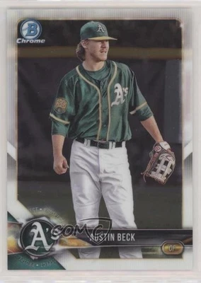 2018 Bowman Chrome Prospects Austin Beck #BCP6 - Image 1 of 2