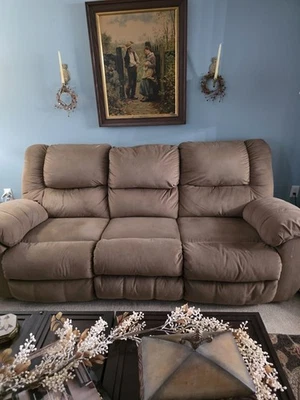 Dual Reclining Sofa - Image 1 of 4