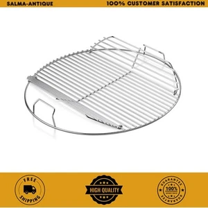 Weber Hinged Cooking Grate for 18.5" One-Touch Kettle Charcoal Grill 7433 - Picture 1 of 7