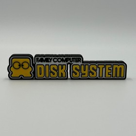 Nintendo Famicom Family Computer Disk System Logo Sticker Decal Retro Game