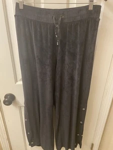 Felpa donna Victoria Secret nera con coulisse 4 bottoni a pressione @leg Med - Foto 1 di 11