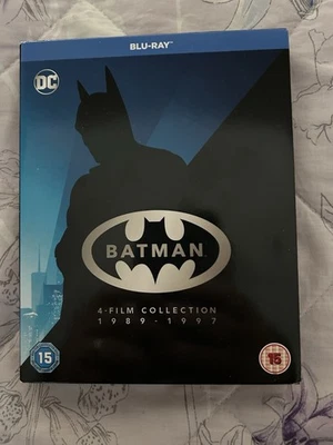 Batman: 4-Film Collection 1989-1997 (Blu-Ray, 4 Discs, W/Slipcase, Like New) - Image 1 of 3
