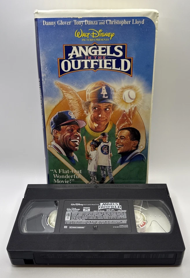Walt Disney Angels In the Outfield (VHS, 1995) Clamshell Case - Imagem 1 de 1