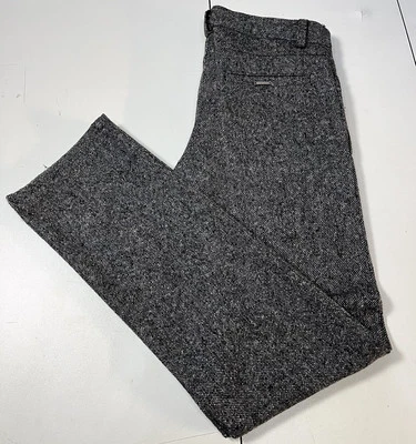 GF FERRE Boys Sz: 11/12 152cm Gray / Black Wool Silk Blend Dress Pants Slacks - Image 1 of 4