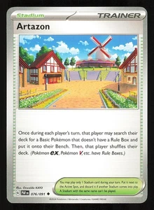 Artazon 076/091 Regular Near Mint Pokemon TCG S&V Paldean Fates PAF - Picture 1 of 1