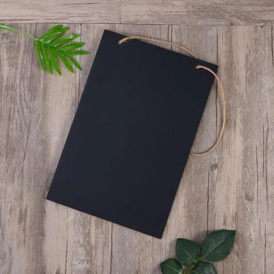 Hanging Wood Chalkboard Vintage Frameless Rustic Decorative Sign  - Image 1 of 4