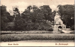 Postcard Northern Ireland Newtownbutler Crom Castle County Fermanagh - Picture 1 of 2