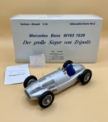 Neuwertiger CMC Mercedes Benz W165 Silberpfeil Nr. 2 OVP 1:18 - Bild 1 von 4