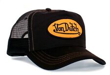 Authentic Vintage Von Dutch Originals Gold Patch Chris Truckers Cap Hat