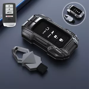 Metal Car Key Fob Case Cover Shell Fit For Acura MDX CDX NSX RDX RLX TLX NSX ILX - Picture 1 of 12