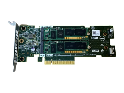 Dell BOSS Card PCIe M.2 with 2x 240GB SATA SSD Low Profile 72WKY TC2RP - Image 1 of 4
