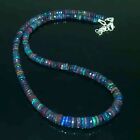 Ethiopian Opal Necklace Tyre Multicolor Opal Genuine Opal 17" Natural Opal Beads