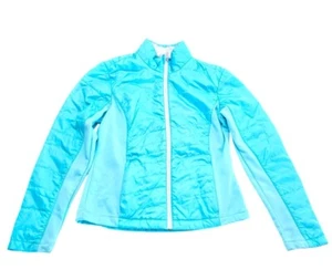 Giacca da sci Spyder donna come nuova blu teal Lt full zip strato esterno donna piccola - Foto 1 di 7