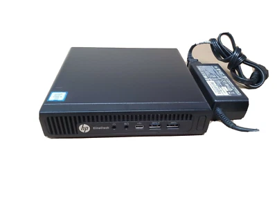 HP ProDesk 800 G2 Mini PC i5-6500T 2.5Ghz 16GB 128GB SSD WIN 10 Pro w/AC Adapter - Image 1 of 2