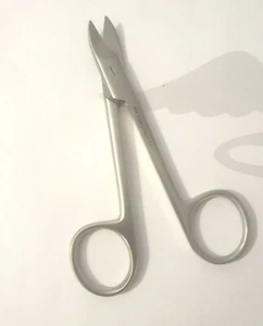  Dental Krone Schere gebogen 11 cm chirurgische Scheren Zähne Dental Zahnarzt  - Picture 1 of 5