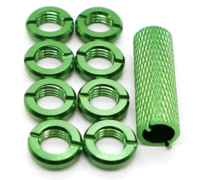 Alloy Transmitter Switch Nut w/ Wrench 8PCS Fit for Rc Spektrum Radio Controller - Image 1 of 4