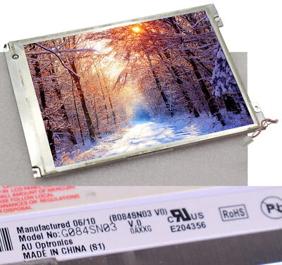 G084SN03 V.0 LCD CCFL DISPLAY-SCREEN MATRIX 800x600 21,3cm 8.4" AUO V147 - Bild 1 von 3