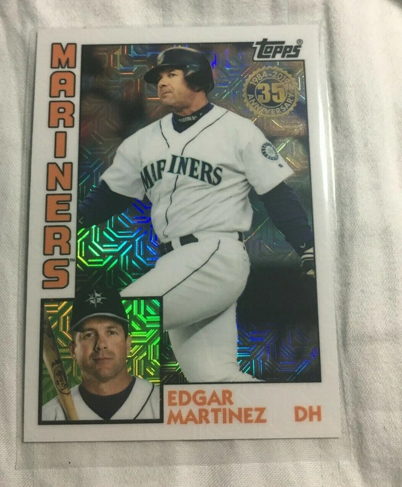 2019 Topps Update Chrome 35th Aniversary EDGAR MARTINEZ - Image 1 of 1