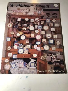 Vintage 50 Miniatur Sprüche Nicht nur Land Kreuzstich Burdett Publikationen DB23 - Bild 1 von 4