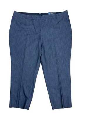 Calça Apt 9 Modern Fit Feminina Plus Size 24W Perna Magra Preta Trabalho Carreira Nova Com Etiqueta - Imagem 1 de 4